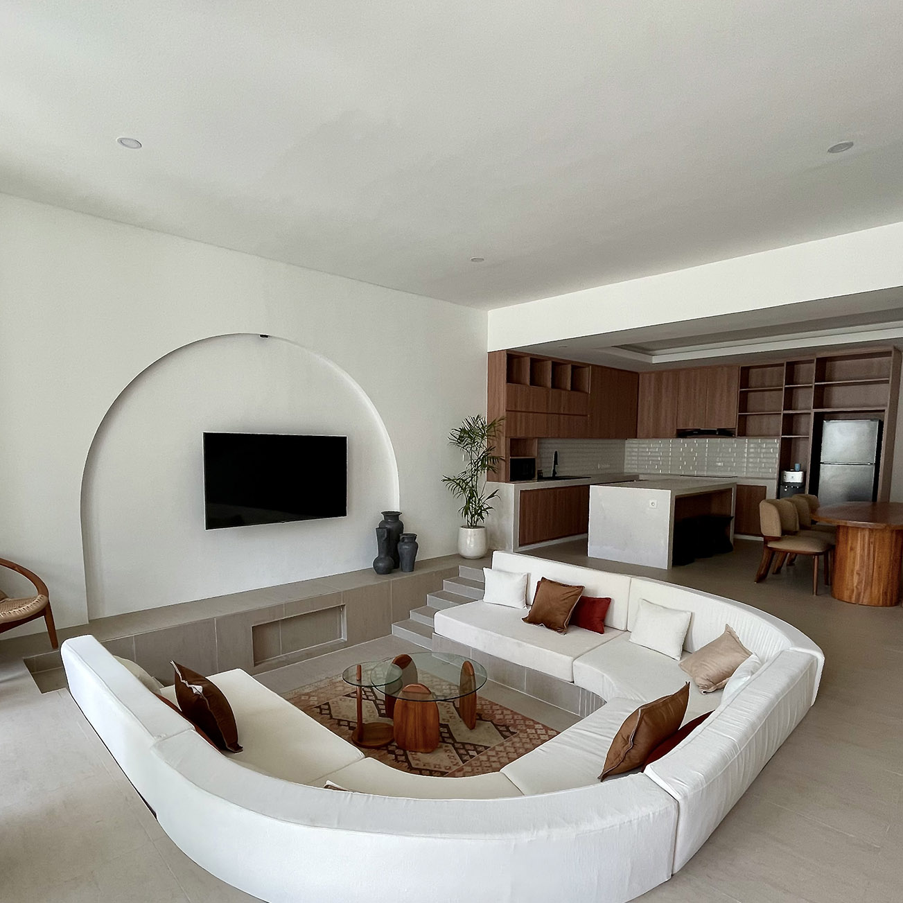 Open living areas